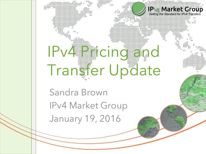 ipv4 pricing and transfer update