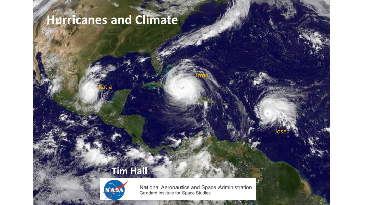 hurricanes and climate