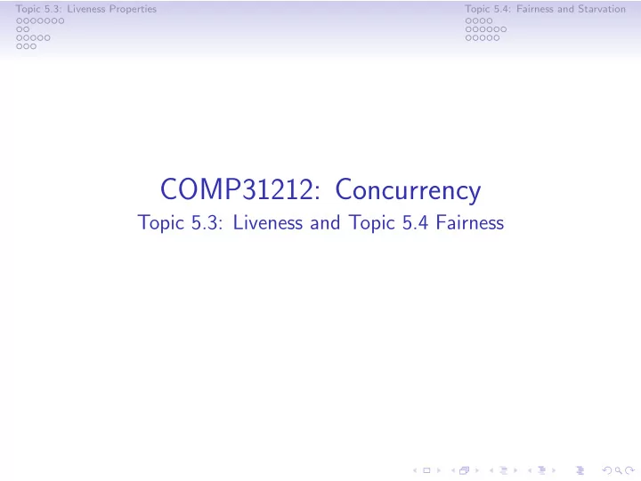 comp31212 concurrency