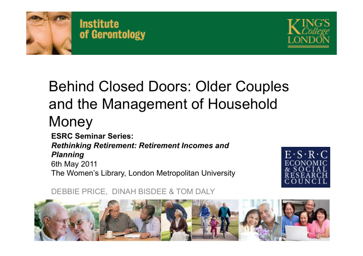 behind closed doors older couples and the management of