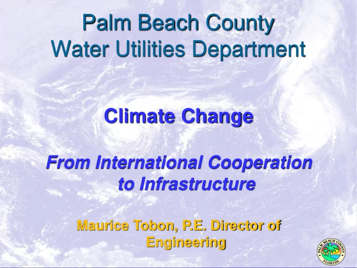 water utilities department