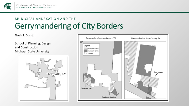 gerrymand ndering of c city b borders