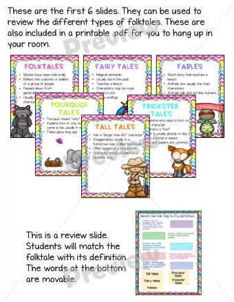 Thes  ese a  are  e the fi  e firs  rst 6  6 slides. They can  n be  be used  ed t  to  revi  view