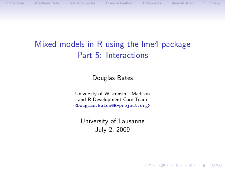 mixed models in r using the lme4 package part 5