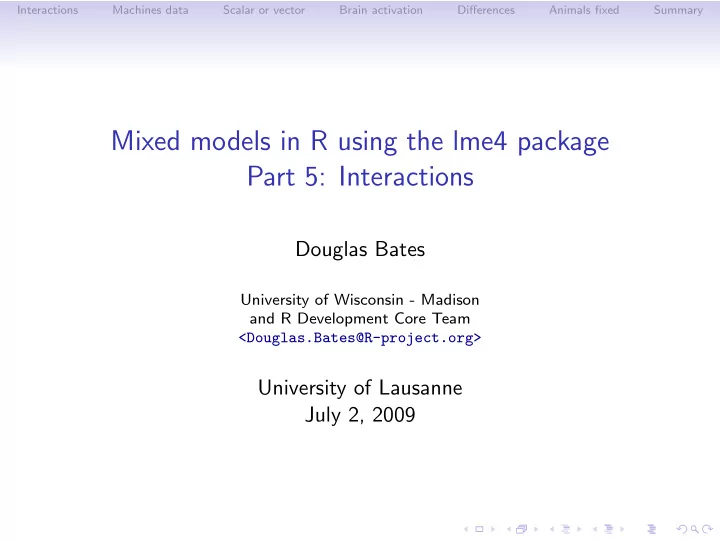 mixed models in r using the lme4 package part 5