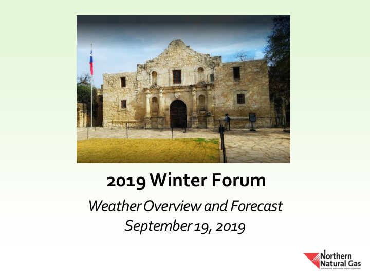 2019 winter forum