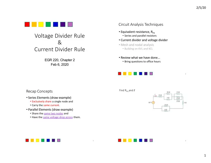 voltage divider rule