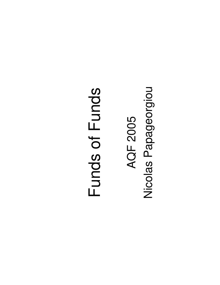 funds of funds