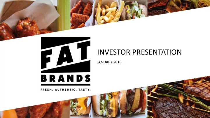 investor presentation