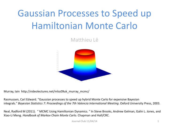 gaussian processes to speed up