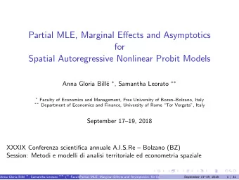 Partial MLE, Marginal Effects and Asymptotics  for  Spatial Autoregressive Nonlinear Probit Models