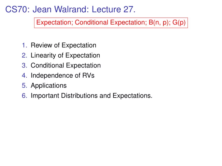 cs70 jean walrand lecture 27