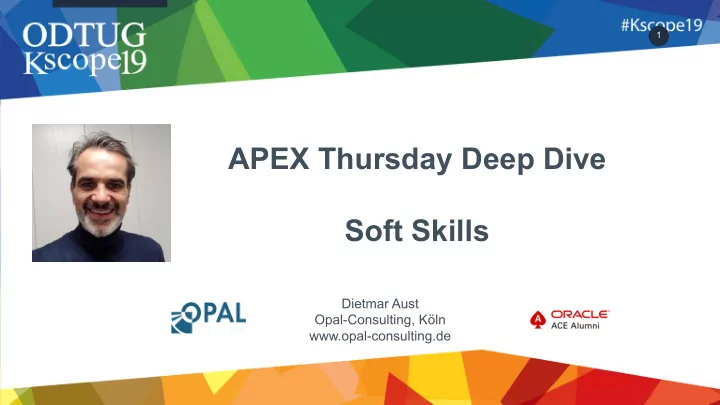 apex thursday deep dive soft skills