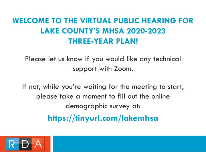 https tinyurl com lakemhsa lake county public hearing for