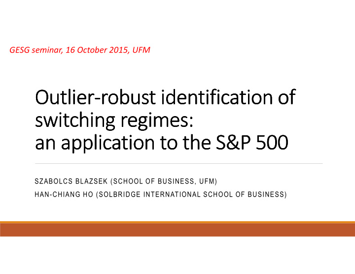 outlier outlier outlier outlier robust robust robust