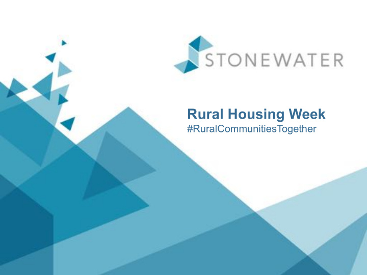 rural housing week