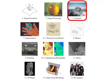 Edge detection  Goal : map image from 2d array of pixels to a set of curves  or line segments or