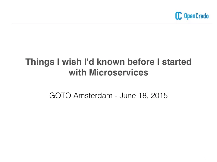 things i wish i d known before i started with