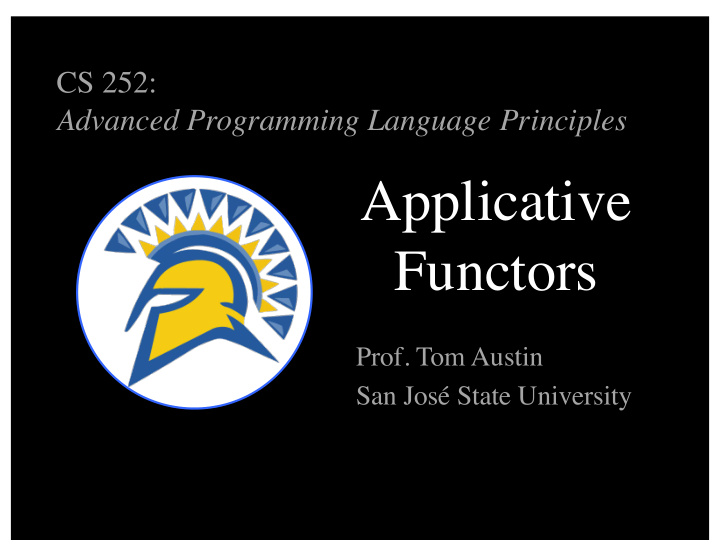 applicative functors
