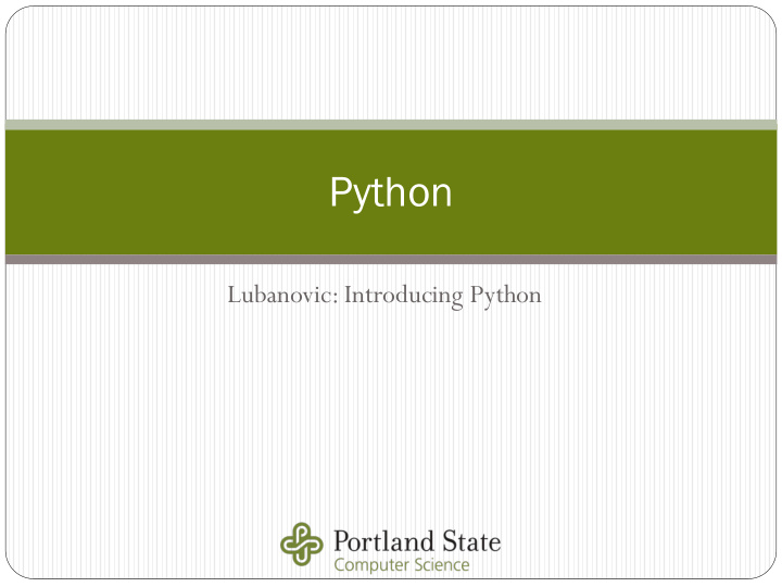 python