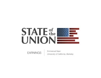 Gender Inequality: Earnings  2018 State of the Union  Emmanuel Saez  UC Berkeley  1  TRADITIONAL