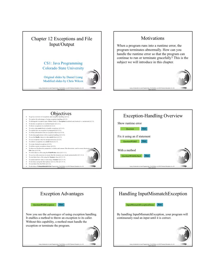motivations chapter 12 exceptions and file input output