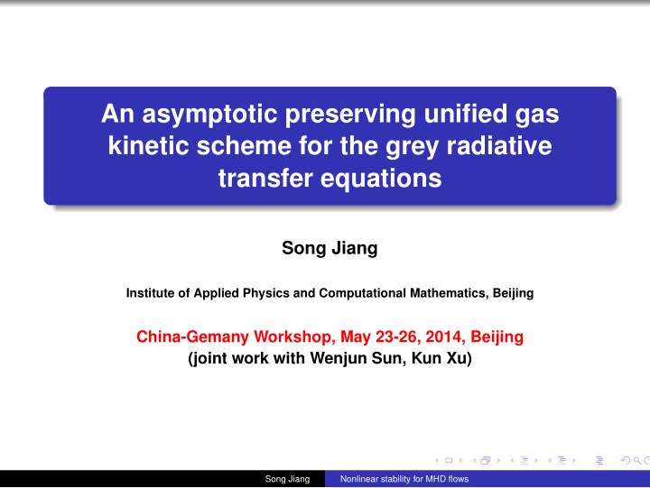 an asymptotic preserving unified gas kinetic scheme for