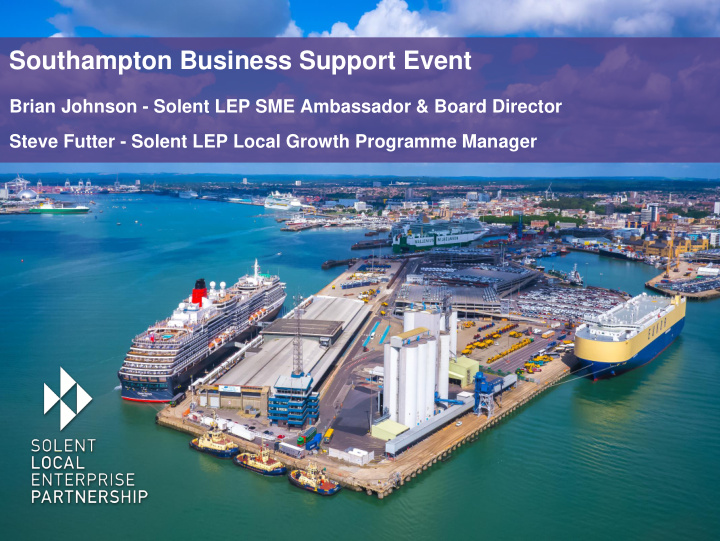 southampton business support event