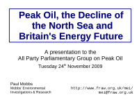 peak oil the decline of peak oil the decline of the north