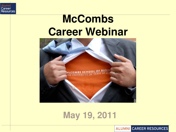 mccombs career webinar