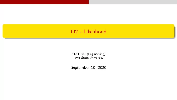 i 02 likelihood
