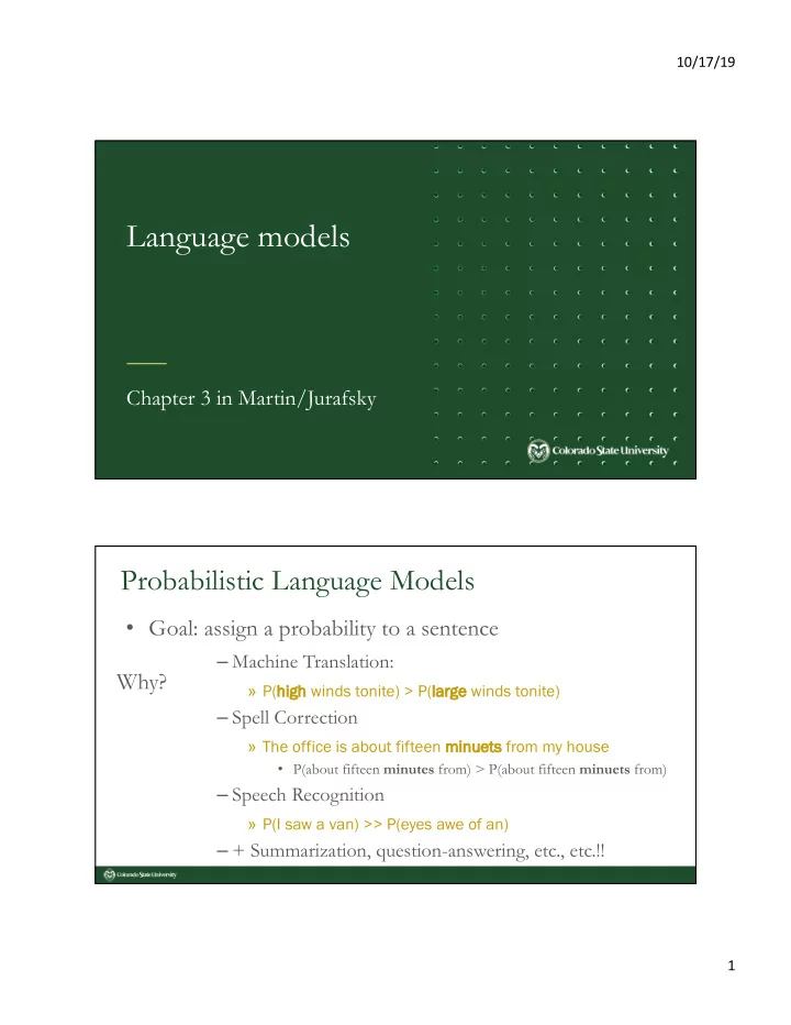language models