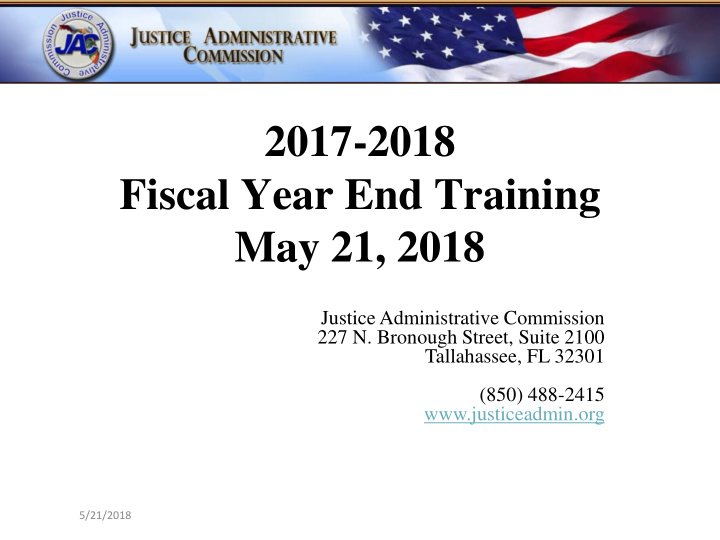 fiscal year end training