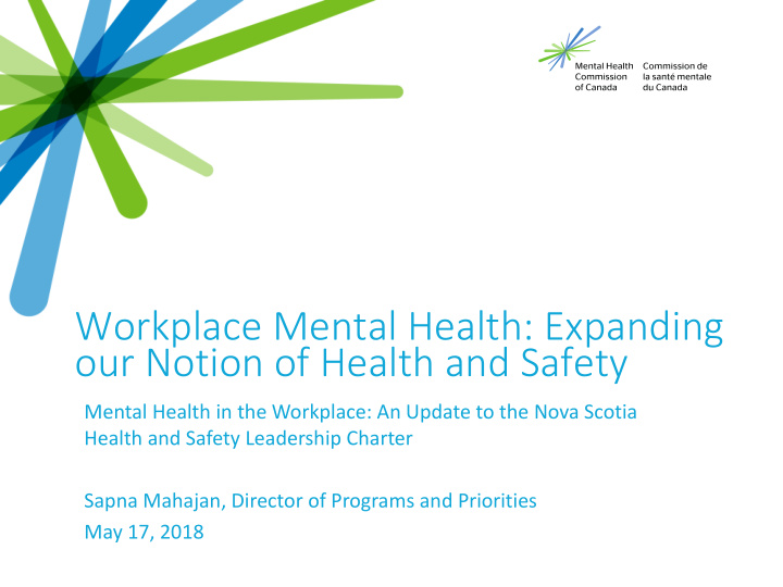 workplace mental health expanding