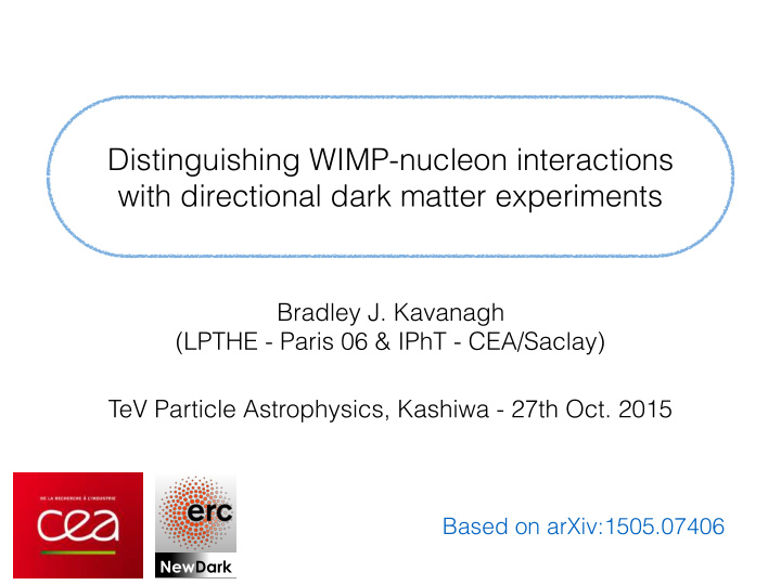 distinguishing wimp nucleon interactions with directional