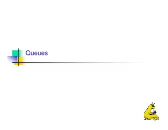 Queues  What is a queue?  Stacks reverse the order of items added to them  Last In First Out