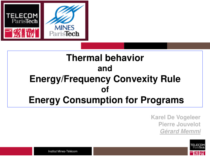 energy frequency convexity rule