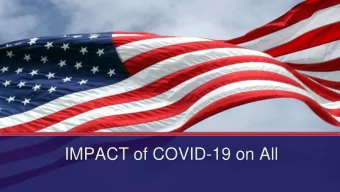 IMPACT of COVID-19 on All  Palliative Care Conference  Impact of   Trauma, Grieving &amp; Loss