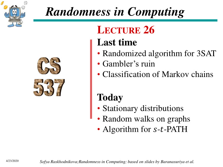 randomness in computing