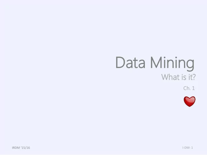 da data min a minin ing