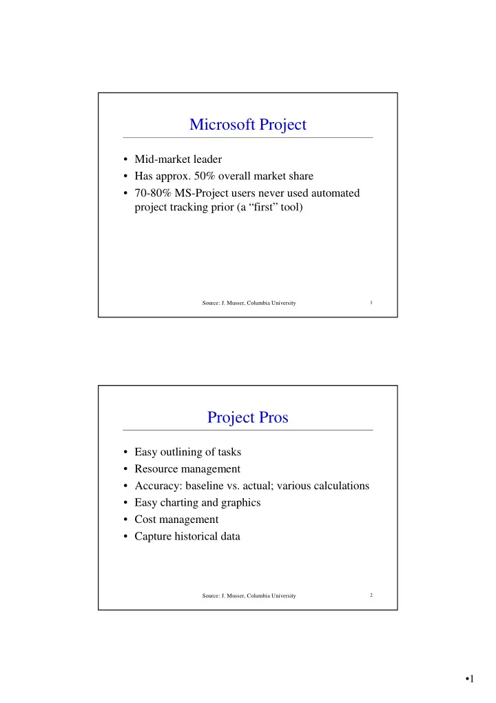 microsoft project