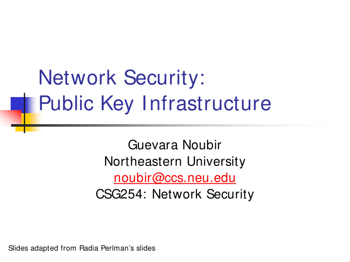 network security public key infrastructure