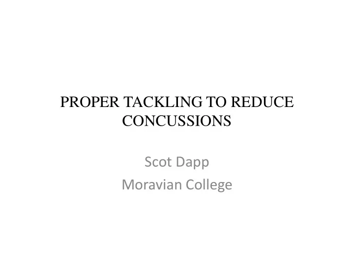 concussions