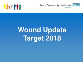 Wound Update  Target 2018  Learning Outcomes  Factors affecting wound healing  Wound