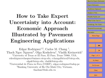How to Take Expert  Possible Faults and . . .  Uncertainty into Account:  What Is the Cost of . . .