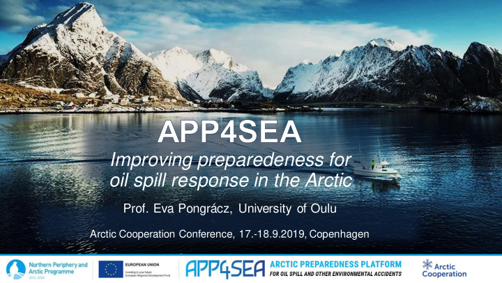 improving preparedeness for oil spill response in the