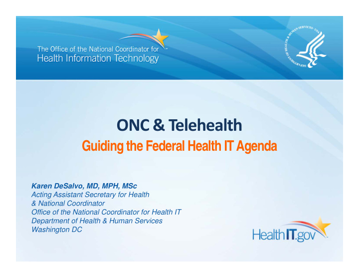 onc telehealth