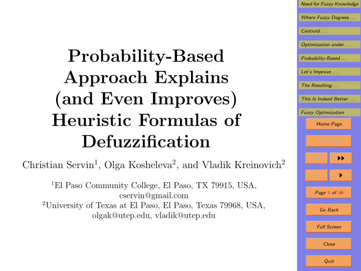 probability based
