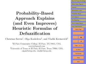 Probability-Based  Probability-Based . . .  Approach Explains  Lets Improve . . .  The Resulting
