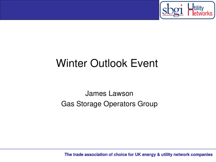 winter outlook event